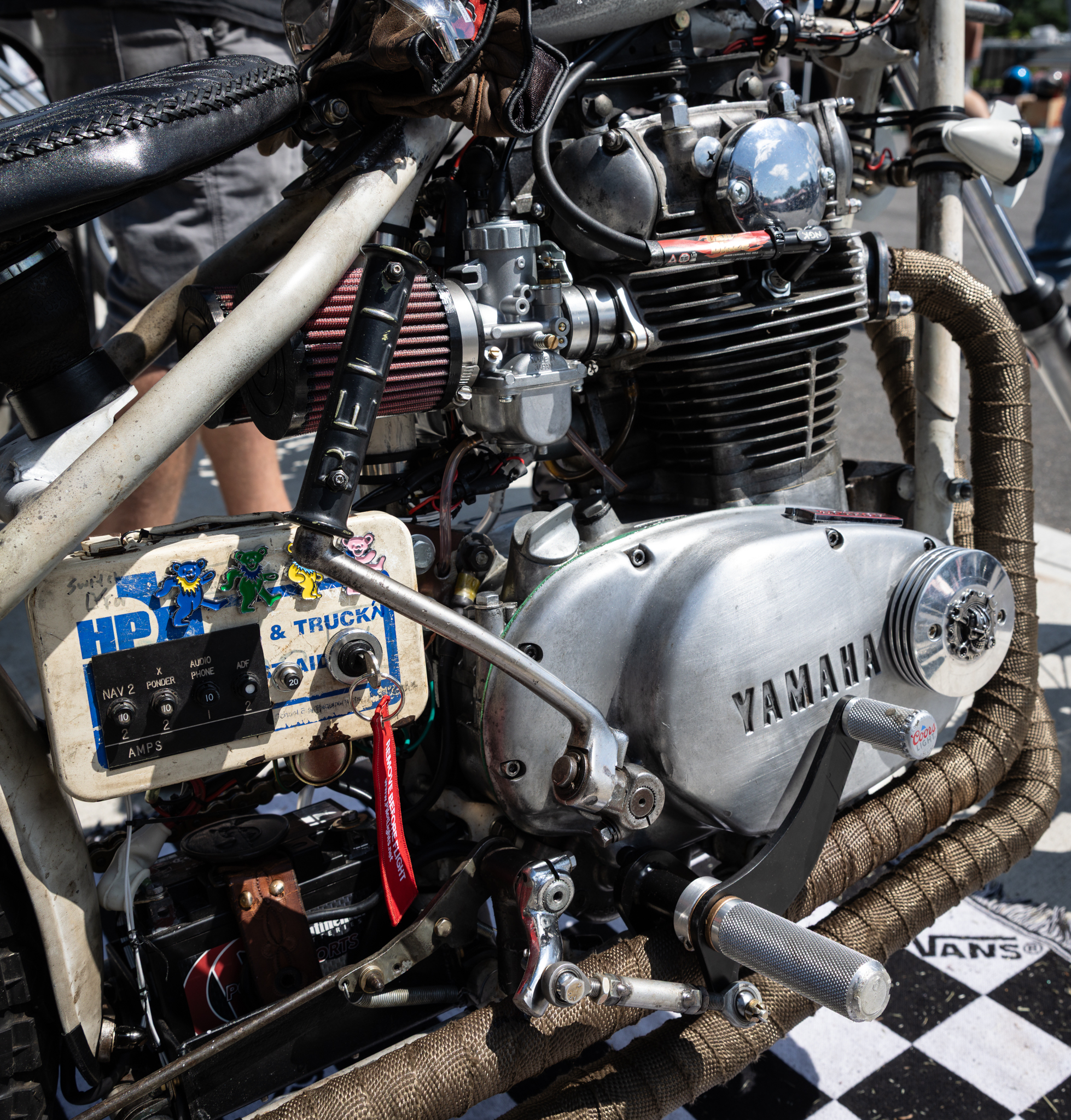 Custom chopper at the Idle Hands Chopper Show at Manchester Harley-Davidson