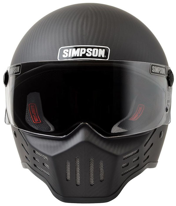 Simpson M30 Matte Carbon Fiber Motorcycle Helmet