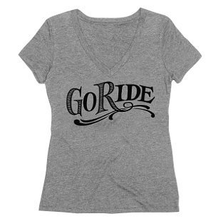 Women's Go Ride V-neck T-shirt