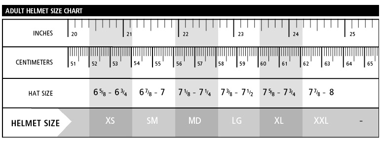 Simpson Hybrid Size Chart